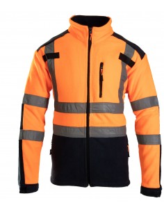 POLAR Z PASAMI ODBLASKOWYMI BRIXTON FLASH POMARAŃCZ