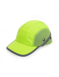 CZAPKA OCHRONNA BUMPCAP Z SIATKĄ ŻÓŁTA HV