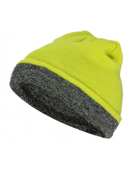 CZAPKA OCIEPLANA DUALCOLOR Z DZIANINY Ż