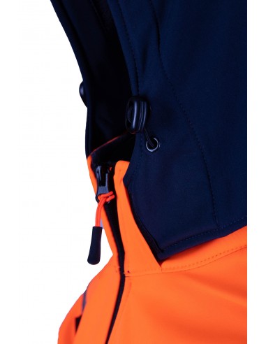 KURTKA SOFTSHELL BF005 Z PASAMI ODBLASK BRIXTON...