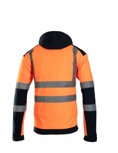 KURTKA SOFTSHELL BF005 Z PASAMI ODBLASK BRIXTON...