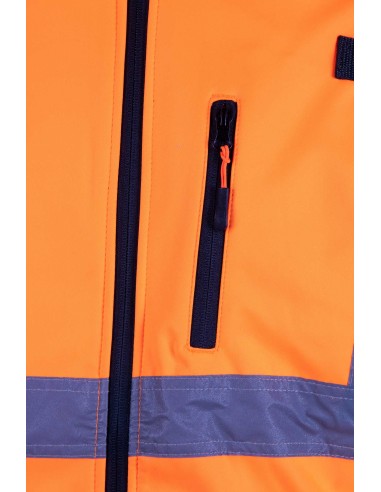 KURTKA SOFTSHELL BF005 Z PASAMI ODBLASK BRIXTON...