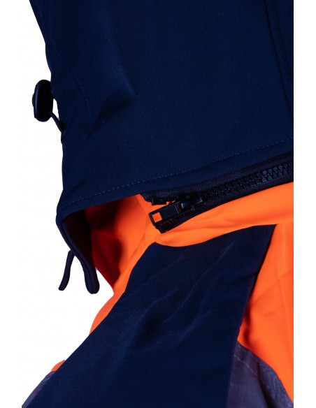 KURTKA SOFTSHELL BF005 Z PASAMI ODBLASK BRIXTON FLASH P