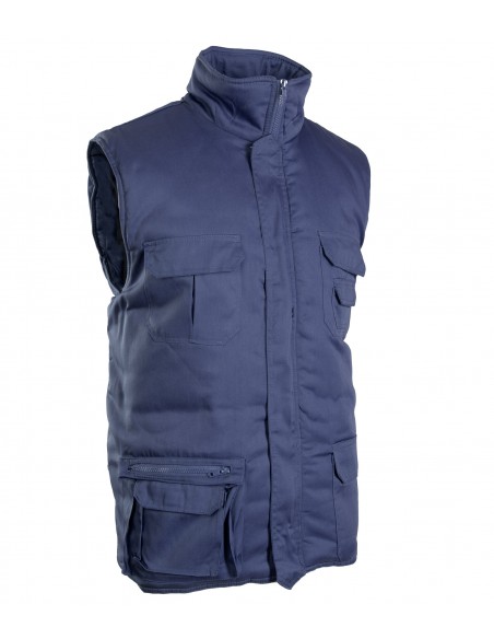 Kamizelka ocieplana 7 kieszeni Brass- bezrękawnik S