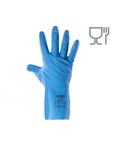 Rękawiczki robocze Nitryl Milblue Pro. GI-U-07C