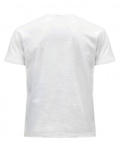 Koszulka T-shirt męski z krótkim rękawem TSRA 190 BIAŁA 2