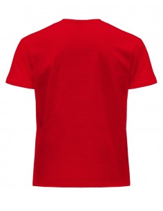 Koszulka T-shirt męski z krótkim rękawem TSRA 190 CZERWONY 2