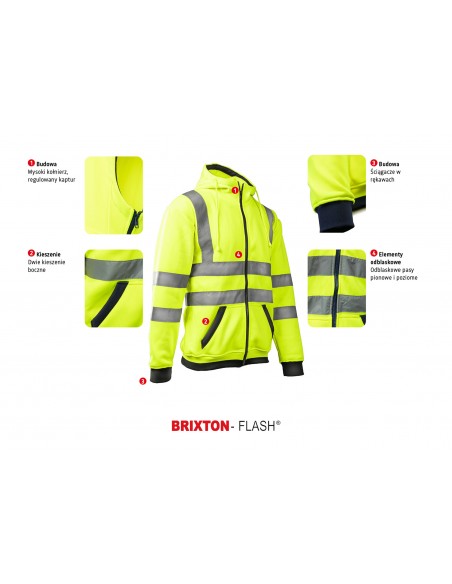 BLUZA DRESOWA ODBLASKOWA