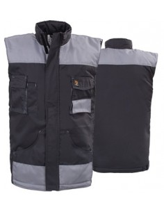 KAMIZELKA BEZRĘKAWNIK OCIEPLANY PROMAN 260 CHARCOAL