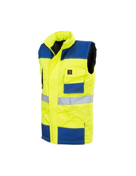 KAMIZELKA BEZRĘKAWNIK OCIEPLANY PROMAN 260 ŻÓŁTY HV