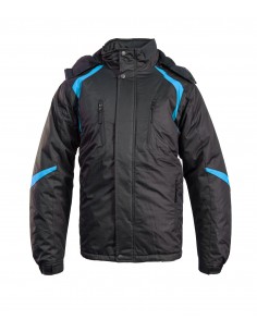 KURTKA Z KAPTUREM BENEFIT NERO NIEBIESKA