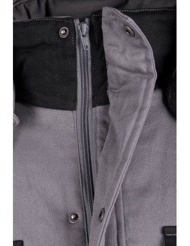 KURTKA Z KAPTUREM BRIXTON NATUR GRANATOWA BAWEŁNA