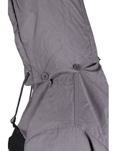 KURTKA Z KAPTUREM BRIXTON NATUR GRANATOWA BAWEŁNA