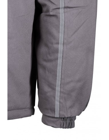 KURTKA Z KAPTUREM BRIXTON NATUR GRANATOWA BAWEŁNA