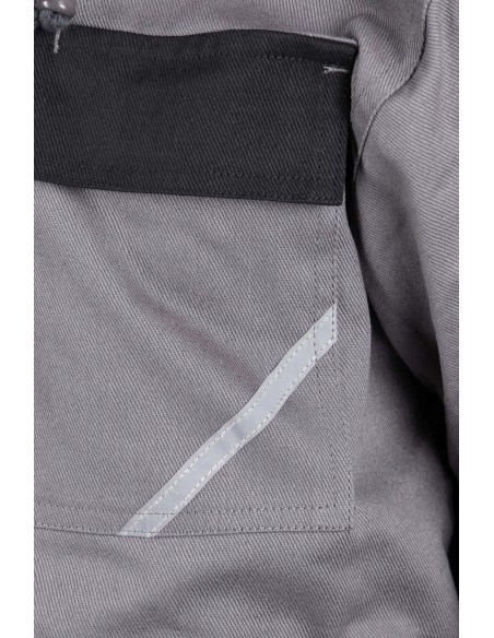 KURTKA Z KAPTUREM BRIXTON NATUR STALOWA BAWEŁNA