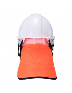 Czapka chłodząca z osłoną na kark CV03 NIEBIESKI/POMARAŃCZ 2