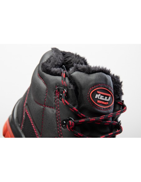 Trzewik roboczy ochronny OCIEPLANY MAX-POPULAR RED S3 SRC