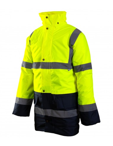 KURTKA PARKA BENEFIT HI-VI ŻÓŁTA- KAT II KLASA 3