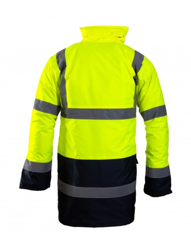 KURTKA PARKA BENEFIT HI-VI ŻÓŁTA- KAT II KLASA 3