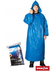 PŁASZCZ FOLIOWY OCHRONNY PRZECIWDESZCZOWY Z KAPTUREM...