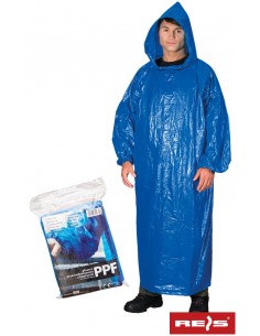PŁASZCZ FOLIOWY OCHRONNY PRZECIWDESZCZOWY Z KAPTUREM...