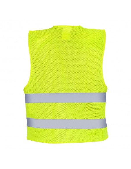 Siatkowa kamizelka z dwoma pasami odblaskowymi Y