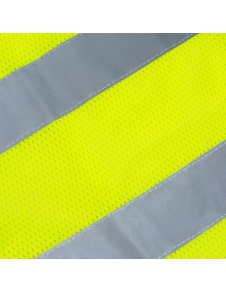 Siatkowa kamizelka z dwoma pasami odblaskowymi Y