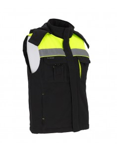 Kamizelka z kapturem RedBerg Smart pas odblask 2