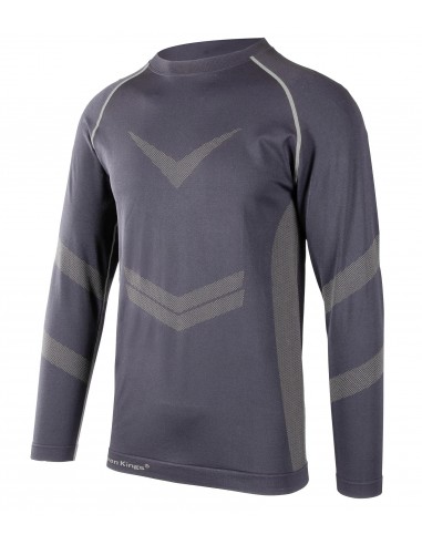 SEVEN KINGS KOSZULKA TERMOAKTYWNA CZARNA-STALOWA