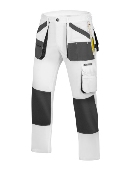 Spodnie RedBerg Tech - spodnie ochronne BIAŁE