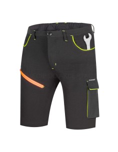 Spodnie krótkie RedBerg Smart Flex czarne ELASTYCZNE...
