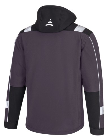 Kurtka Softshell REDBERG V-STORM STALOWY