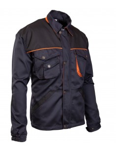 Bluza Brixton Practical Grafit/Pomarańcz 2