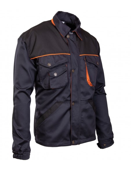 Bluza Brixton Practical Grafit/Pomarańcz