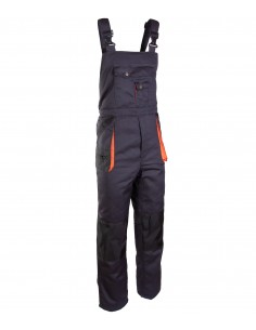 Ogrodniczki Brixton Practical Grafit/Pomarańcz 2